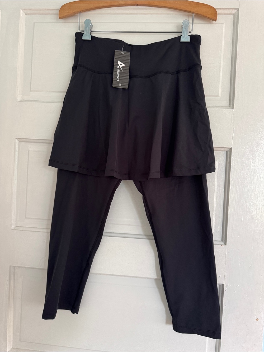 ANIVIVO Athletic Skirted Leggings - Flared Skirt Overlay - NWT